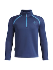 Under Armour Blue Drive Quarter Zip Midlayer Top - Image 1 of 3