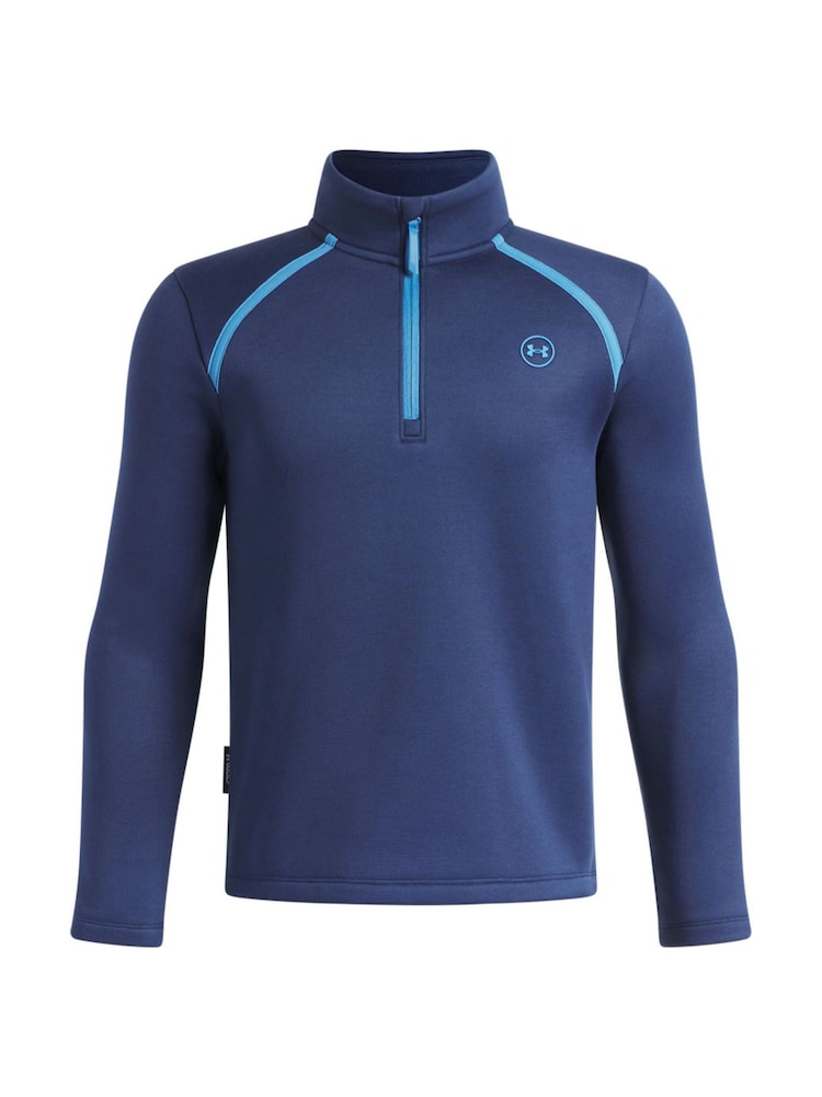 Under Armour Blue Drive Quarter Zip Midlayer Top - Image 1 of 3