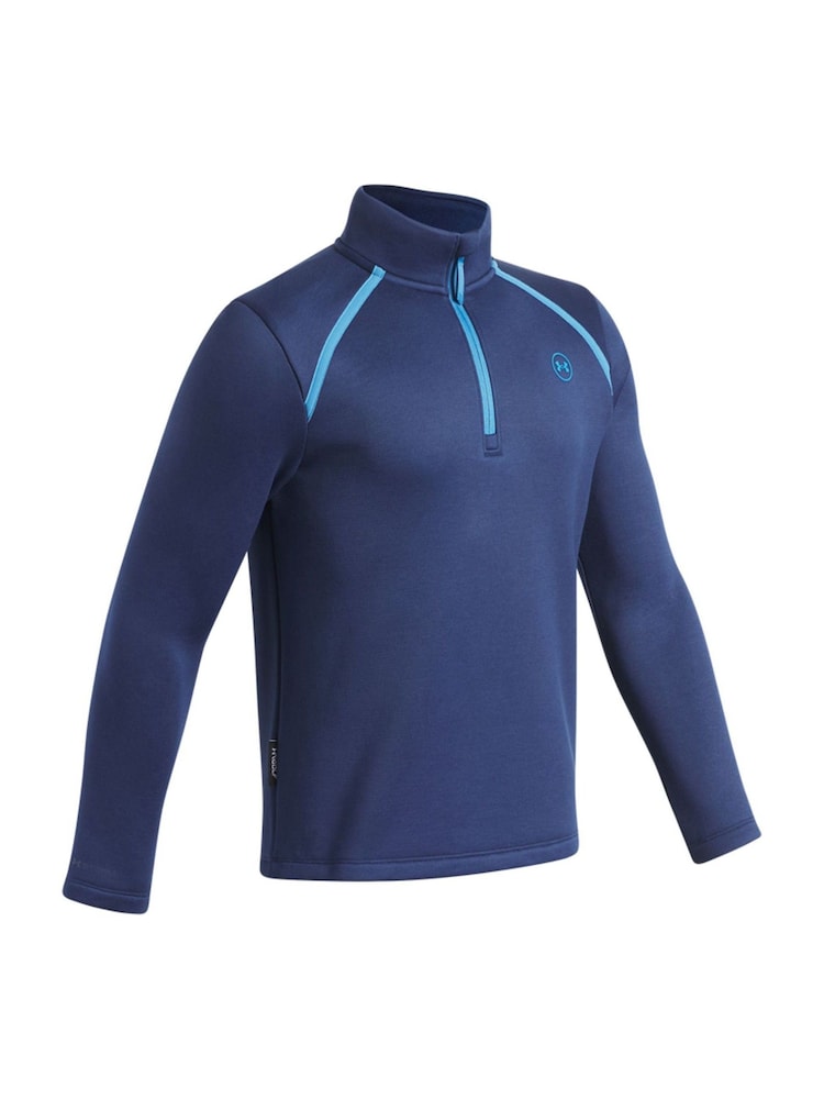 Under Armour Blue Drive Quarter Zip Midlayer Top - Image 3 of 3