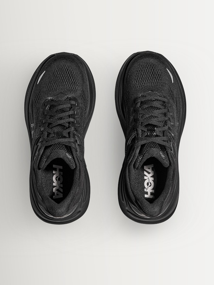 HOKA Black Bondi 9 Trainers - Image 2 of 6 HOKA Black Bondi 9 Trainers - Image 2 of 6