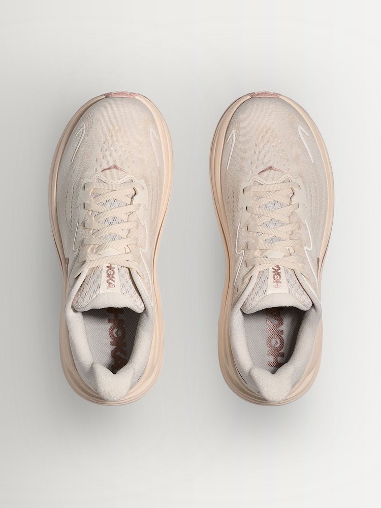 HOKA Cream Clifton 10 Trainers - Image 2 of 6 HOKA Cream Clifton 10 Trainers - Image 2 of 6