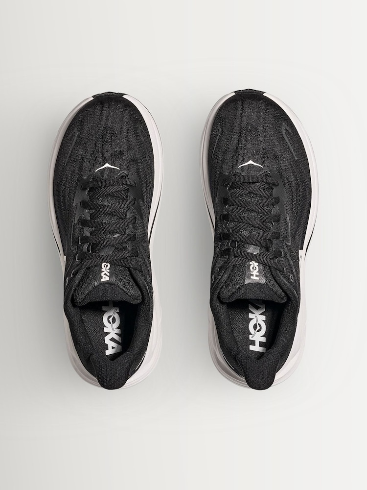 HOKA Black Clifton 10 Trainers - Image 2 of 6 HOKA Black Clifton 10 Trainers - Image 2 of 6