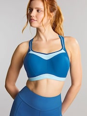 Panache Sports Blue Power Wired Sports Bra - Image 3 of 6