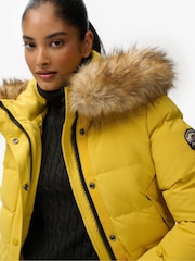Superdry Yellow Everest Hooded Bomber Jacket - Image 5 of 8