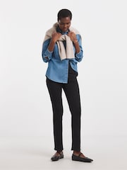 JD Williams Black High Waist Super Stretch Slim Leg Jeans - Image 1 of 4