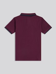 U.S. Polo Assn Polo-Shirt mit Rippenstruktur - Bild 6 von 7