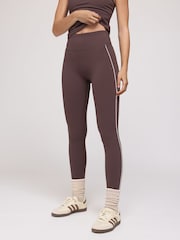 OSIA Chocolate Brown Tipped High Waist Leggings - Image 3 of 4