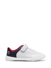 Clarks White CICA Goal Shoes - Image 1 of 6