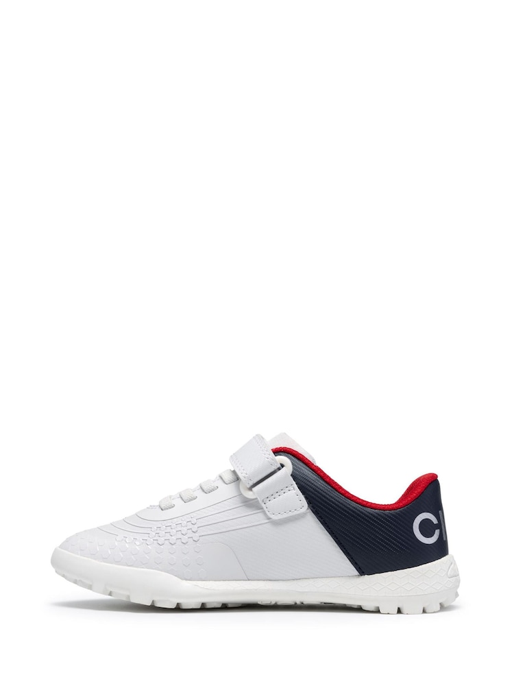 Clarks White CICA Goal Shoes - Image 2 of 6 Clarks White CICA Goal Shoes - Image 2 of 6