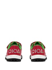 Clarks Red CICA Goal Football Trainers - Image 4 of 6