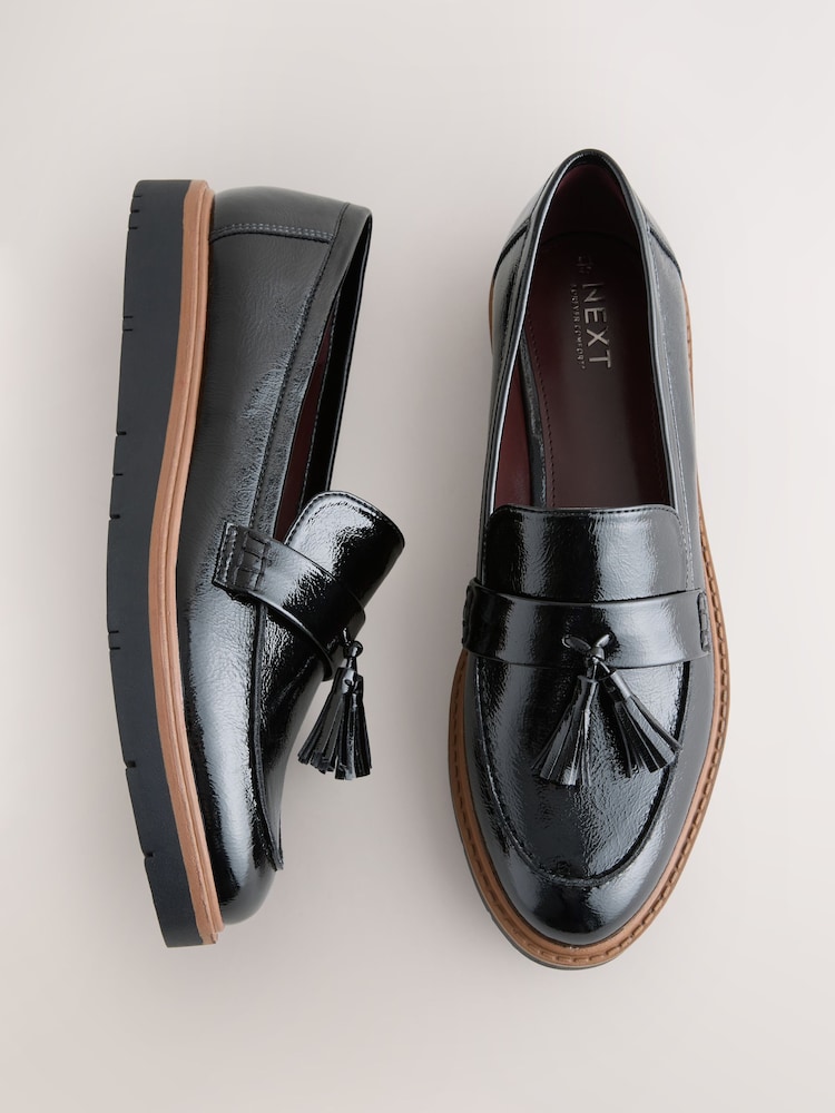 Preto - Mocassins Forever Comfort® com Borlas Grossas - Imagem 1 de 10 Preto - Mocassins Forever Comfort® com Borlas Grossas - Imagem 1 de 10