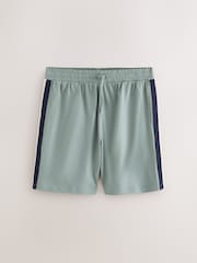 Green/Grey Side Stripe Stripe Short Sleeve Jersey Pyjamas Set 2 Pack - Image 10 of 13