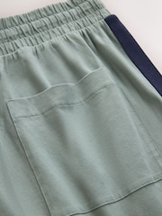 Green/Grey Side Stripe Stripe Short Sleeve Jersey Pyjamas Set 2 Pack - Image 12 of 13