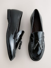 Black Forever Comfort® Tassle Penny Loafers - Image 1 of 10