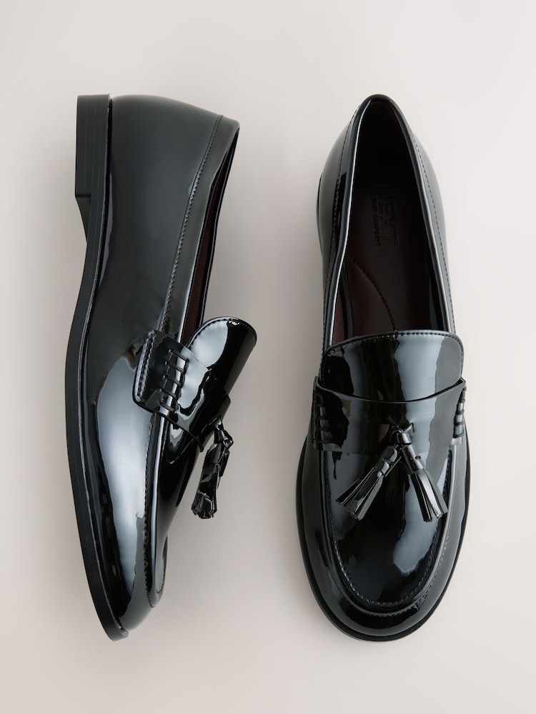 Black Forever Comfort® Tassle Penny Loafers - Image 1 of 10 Black Forever Comfort® Tassle Penny Loafers - Image 1 of 10