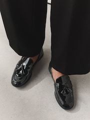 Black Forever Comfort® Tassle Penny Loafers - Image 6 of 10