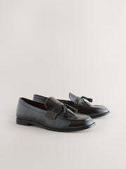 Chocolate Brown Forever Comfort® Tassle Penny Loafers - Image 7 of 10