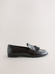 Chocolate Brown Forever Comfort® Tassle Penny Loafers - Image 8 of 10