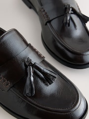 Chocolate Brown Forever Comfort® Tassle Penny Loafers - Image 9 of 10