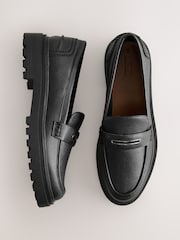 Black Forever Comfort® Chunky Sole Loafers - Image 1 of 7