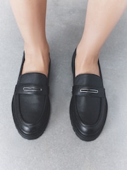 Black Forever Comfort® Chunky Sole Loafers - Image 2 of 7