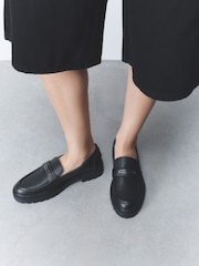 Black Forever Comfort® Chunky Sole Loafers - Image 3 of 7