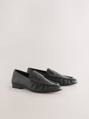 črna - Nabrani mokasini N.Premium Almond Toe - Slika 2 iz 5