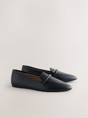 שחור - Forever Comfort® Leather Point Toe Loafers - תמונה 7 מתוך 10