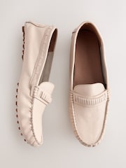 Bone N.Premium Whipstitch Driver Moccasins Shoes - Image 1 of 10