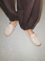Bone N.Premium Whipstitch Driver Moccasins Shoes - Image 3 of 10