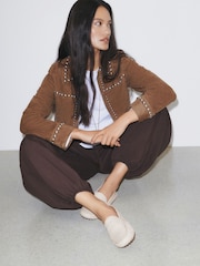Bone N.Premium Whipstitch Driver Moccasins Shoes - Image 5 of 10
