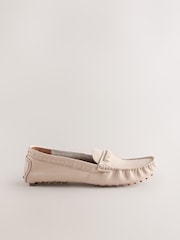 Bone N.Premium Whipstitch Driver Moccasins Shoes - Image 8 of 10