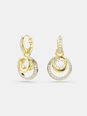 Swarovski White Hyperbola Drop Earrings - Image 1 of 5