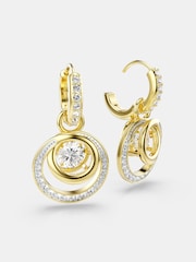 Swarovski White Hyperbola Drop Earrings - Image 3 of 5