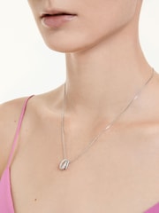 Swarovski Rhodium Plated Necklace - Image 5 de 7