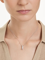 Swarovski Rhodium Plated Necklace - Image 6 de 7
