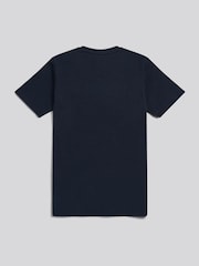Albastru - U.S. Polo Assn Vertical Texture T-Shirt - Imaginea 6 din 7