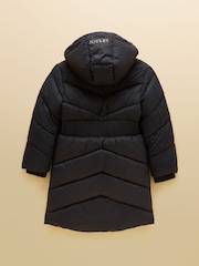 Azul marino - Abrigo acolchado impermeable Chloe para niñas de Joules - Imagen 2 de 4
