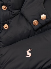Azul marino - Abrigo acolchado impermeable Chloe para niñas de Joules - Imagen 3 de 4