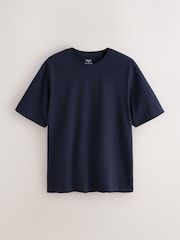 Navy/ Ecru Jersey Short Sleeve Pyjamas Set 2 Pack - Image 11 of 15