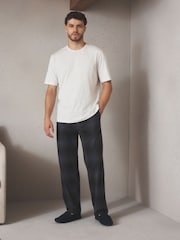 Navy/ Ecru Jersey Short Sleeve Pyjamas Set 2 Pack - Image 9 of 15
