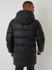 Threadbare Showerproof Longline Puffer Coat - תמונה 3 מתוך 5