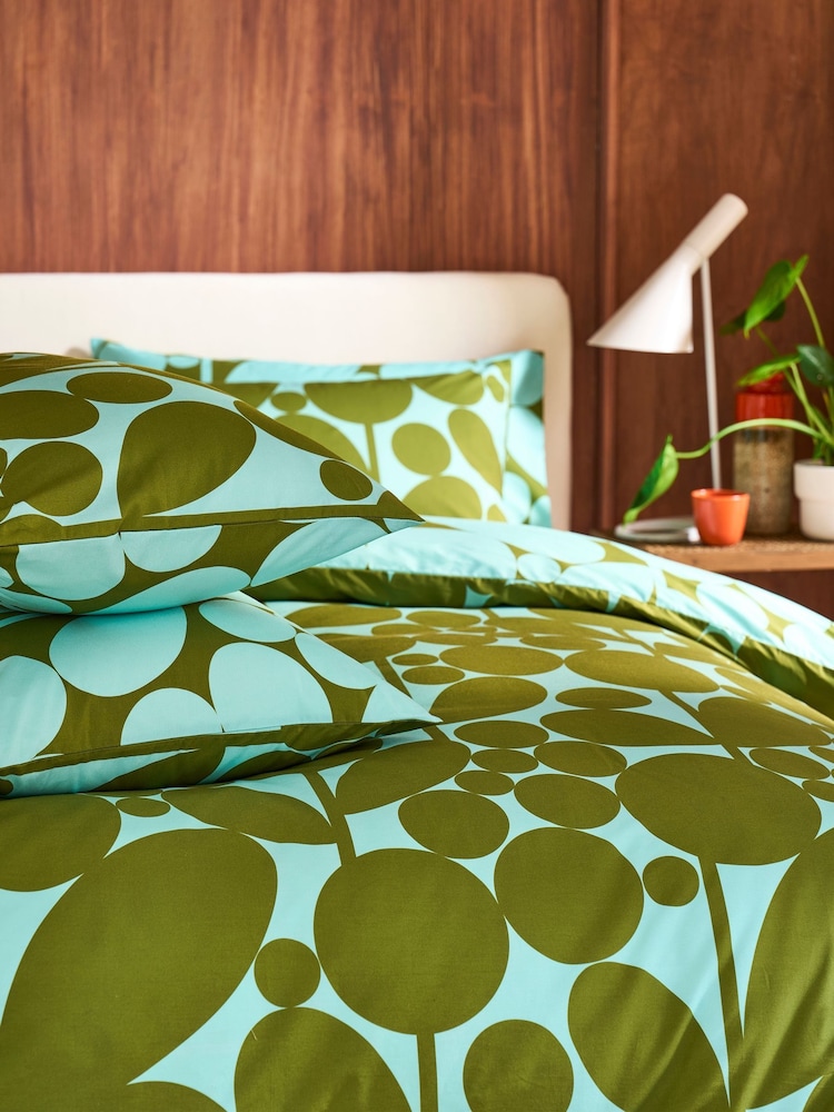 Orla Kiely Set of 2 Bubble Flower 200 Thread Count Pillowcases - תמונה 2 מתוך 4