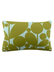 Orla Kiely Aqua Seagrass Blue Bubble Flower 200 Thread Count Duvet Cover and Pillowcase Set - Image 6 of 7