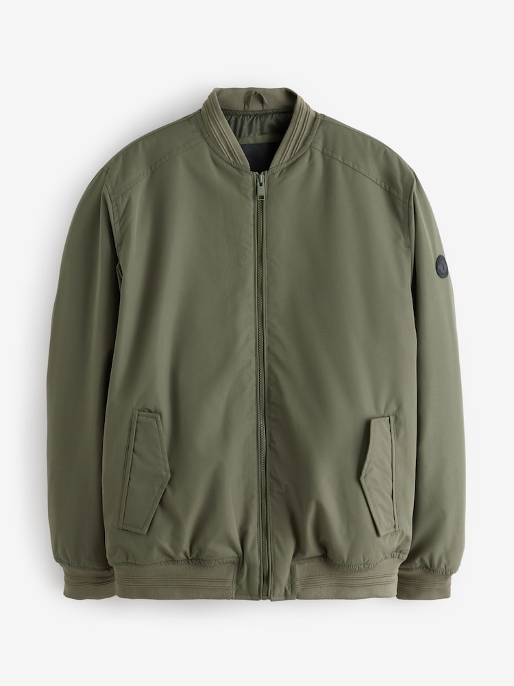 Threadbare Green Padded Bomber Jacket - Image 1 of 1