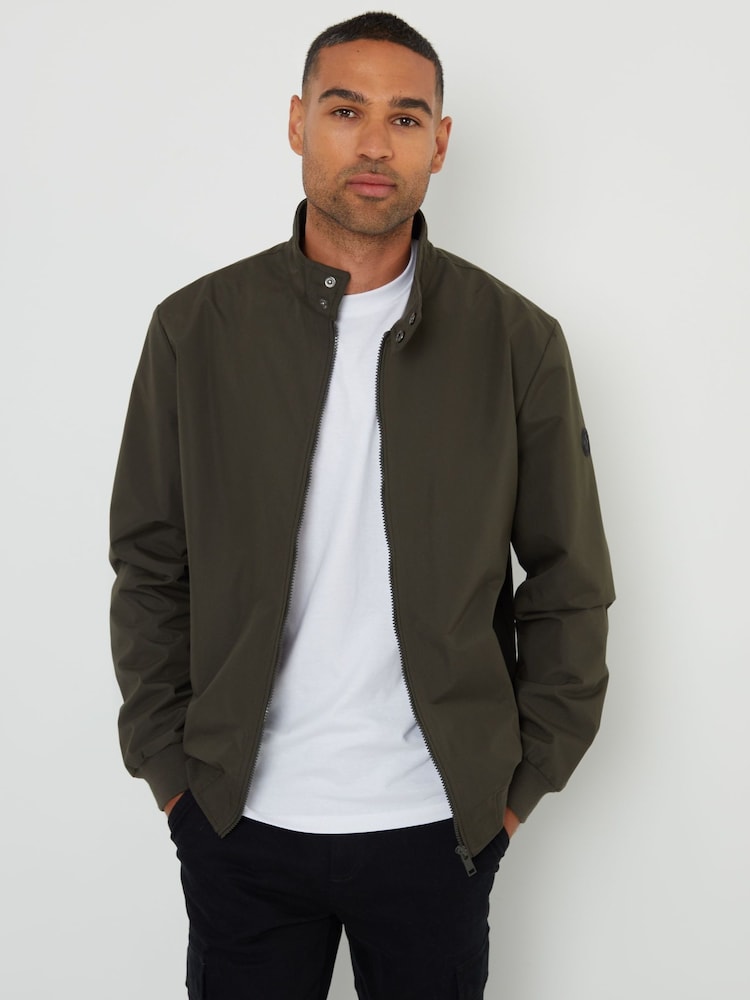 Threadbare Green Showerproof Harrington Jacket - Image 1 of 4