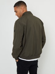 Threadbare Green Showerproof Harrington Jacket - Image 3 of 4