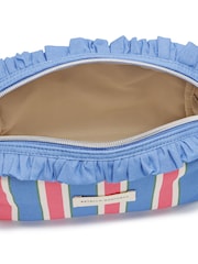 Estella Bartlett Blue Stripe Frill Wash Bag - Image 4 of 4