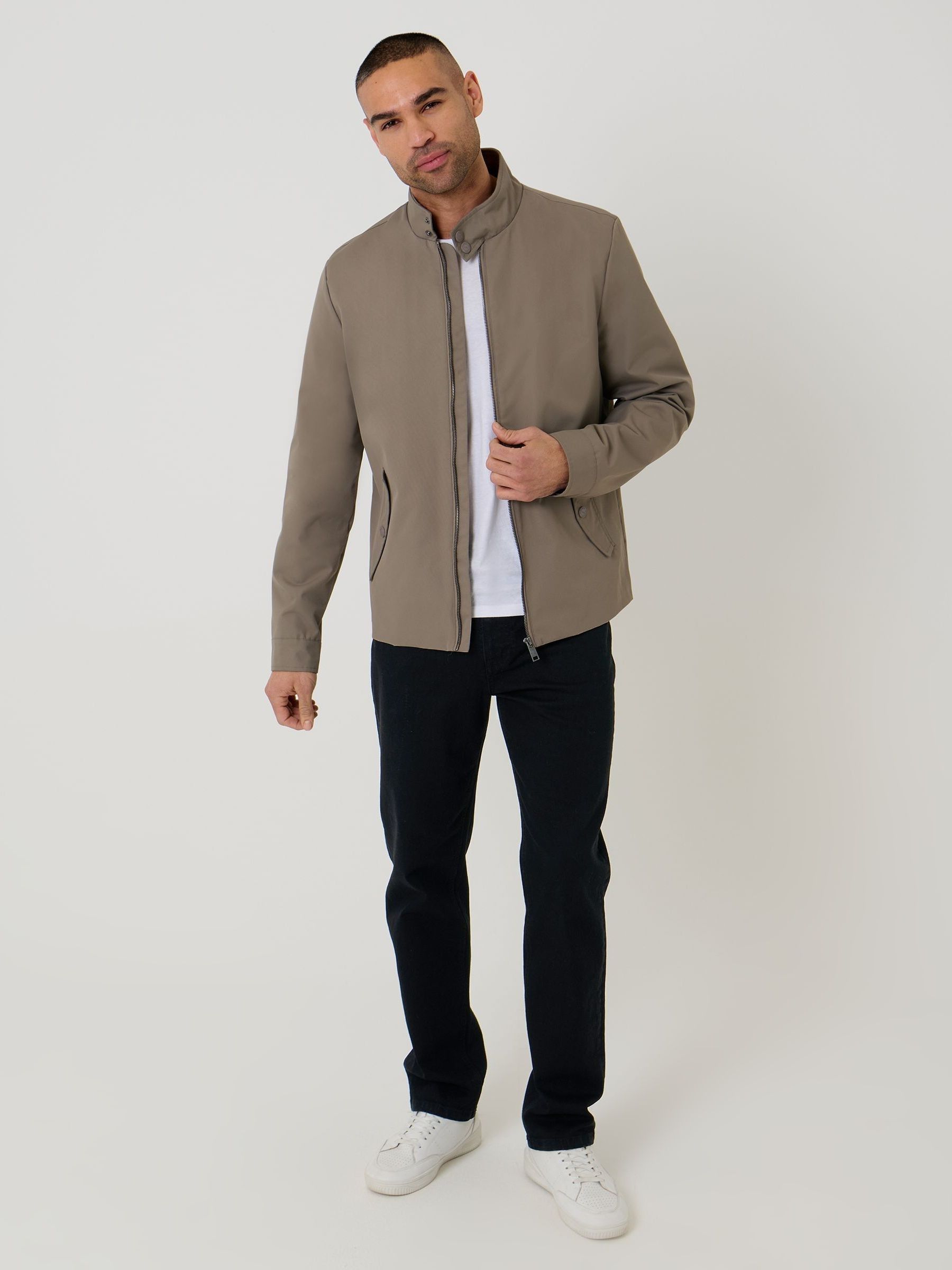 Next Performance Collection Jacket Buy Threadbare Brown Showerproof Zip Up Harrington Jacket from Next USA