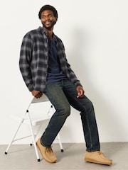 FatFace Black Long Sleeve York Check Shirt - Image 5 of 6